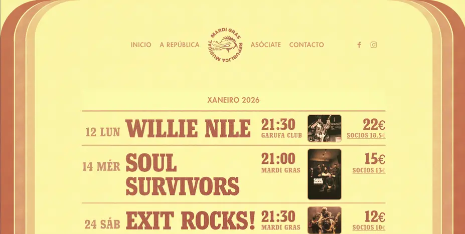 República Mardi Gras music cultural association